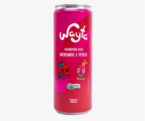 Wayta Morango com Pitaya 355ml