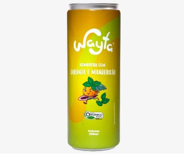 Wayta Laranja com Manjericão 355ml