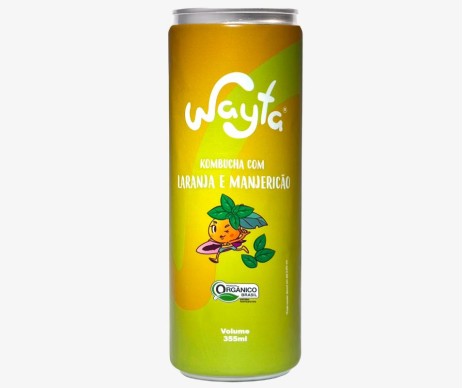 Wayta Laranja com Manjericão 355ml