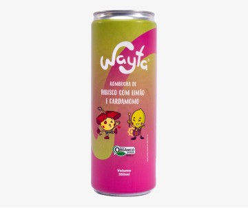 Wayta Hibisco Limão e Cardamomo 355ml