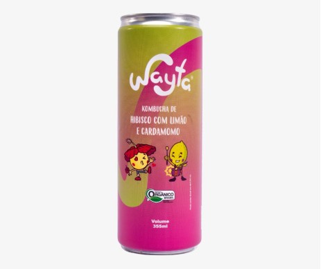 Wayta Hibisco Limão e Cardamomo 355ml